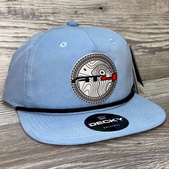 GMC AT4 Topo 3D Classic Rope Hat- Sky/ Black - Picture 2 of 4